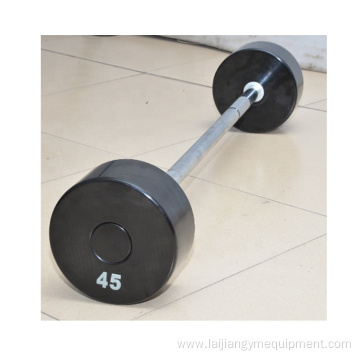 PU Straight And Curl 20kg Barbell Weightlifting Powerlifting